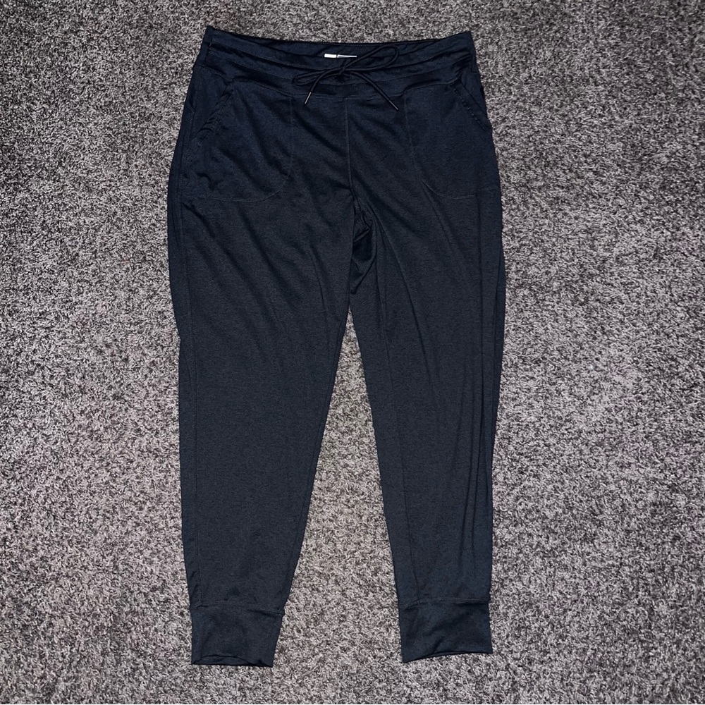 LOLE Gray XL Leggings with Draw String Waist